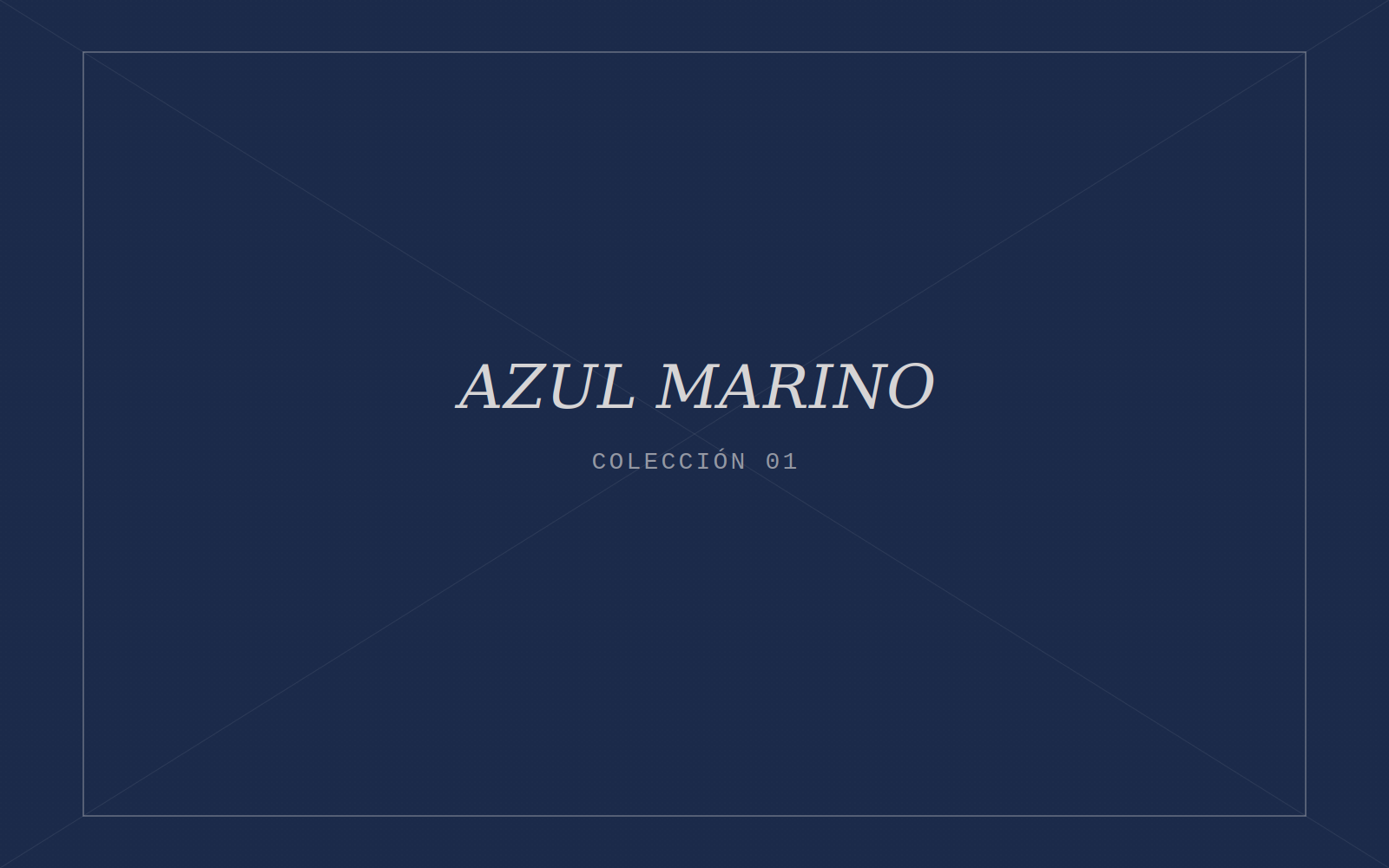 Colección Azul marino GAVILINO